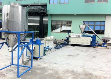 Máquina de granulación 34,7 r/min del tornillo gemelo cónico del PVC del plástico LD-SZ-65