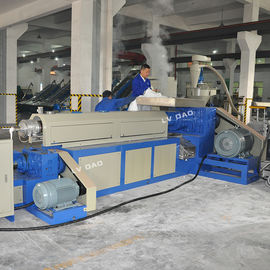 Estructura compacta de reciclaje plástica del reciclaje de residuos industrial de la máquina de la etapa doble