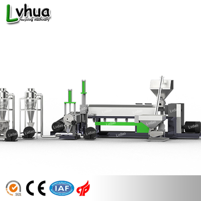 Accione el extrusor de tornillo del singleg del PVC 30-15kw y la línea pellletizing LDP 200-250kg/h