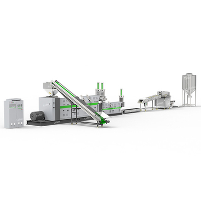 300kg/H máquina de reciclaje plástica de dos etapas del CE ISO 130m m