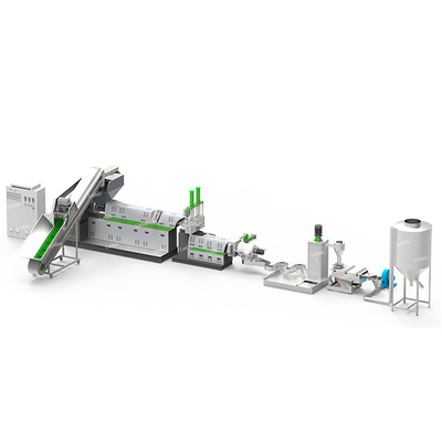 200kg/H 7r/Min Capacity Plastic Recycling Machine con la etapa doble