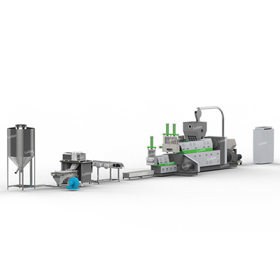 Alimentador lateral crushing&amp;loading automático LDS-03 que recicla la línea de la máquina